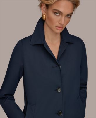 Women's Balmacaan Shirt Collar Coat