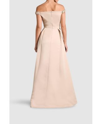 Women's Bardot Fit & Flare Hi-Low Maxi Dress