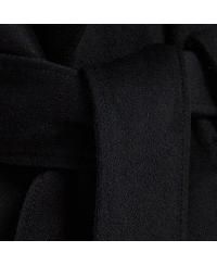 Women's Brushed Wool Wrap Tailored Maxi Coat