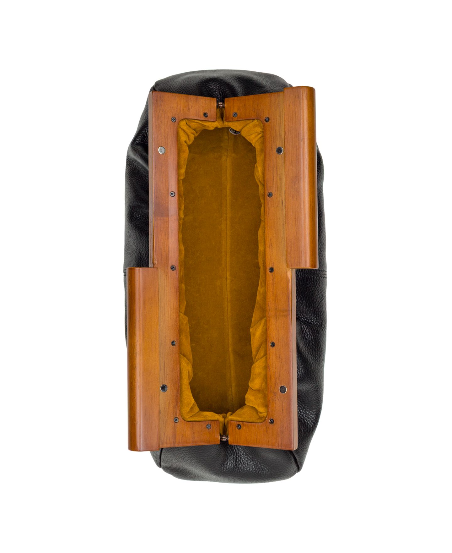 Женская сумка Patricia Nash Appoline Large Wooden Frame Crossbody, цвет: Чёрный — фото 4