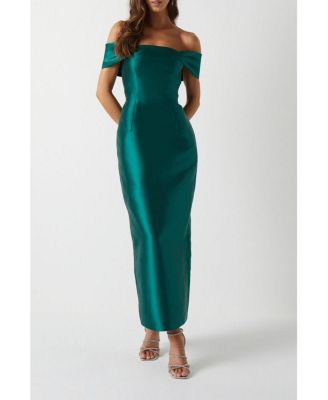 Women's Honoured Twill Bardot Maxi Dress
