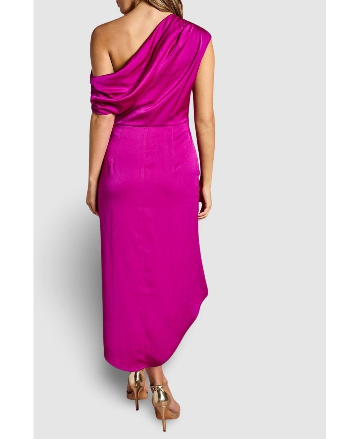 Coast Women's Satin One Shoulder Midi Dress