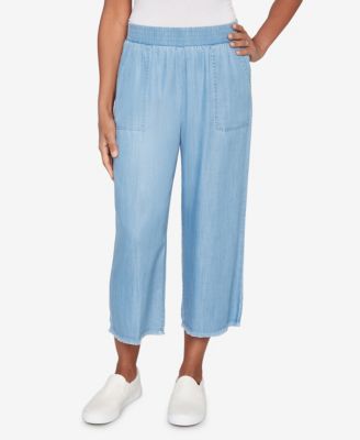 Women's  Beachcomber Wide Leg Patch Pocket Ankle Pant