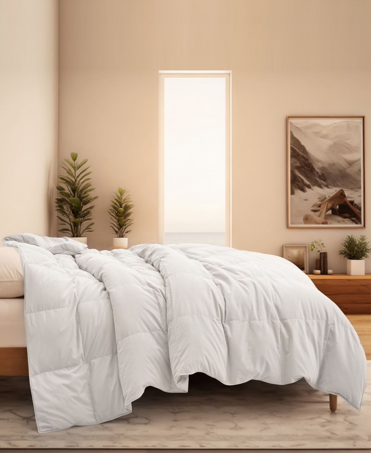 Unikome Lightweight Extra Soft Down and Feather Fiber Comforters