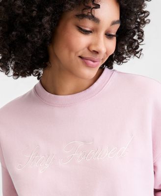 Women's Graphic Fleece Crewneck Sweatshirt