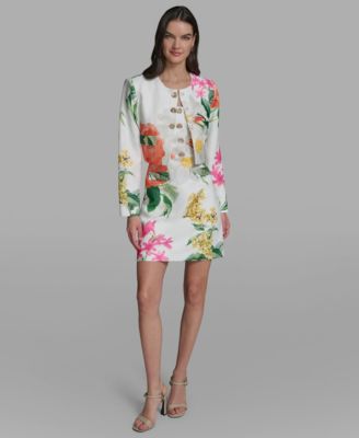 Women's Spring Tweed Bolero Jacket 