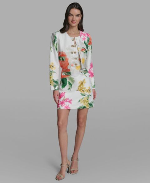Женские куртки KARL LAGERFELD PARIS Spring Tweed Bolero Jacket