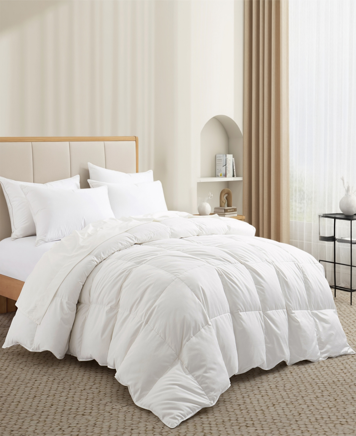 Unikome Ultra Soft Goose Down and Feather Fiber Comforter