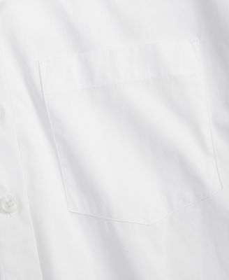 Women's Cropped Cotton Poplin Shirt