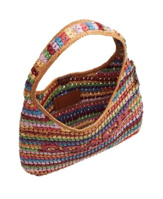 Brooklyn Large Multi Straw Shoulder Bag 34