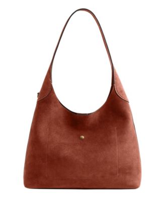 Brooklyn Large Suede Shoulder Bag 34
