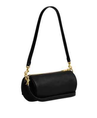 Barrel Small Leather Slim Shoulder Bag