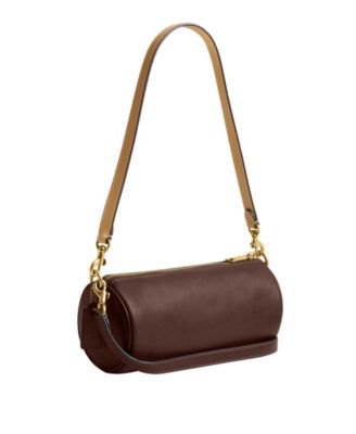 Barrel Small Leather Slim Shoulder Bag
