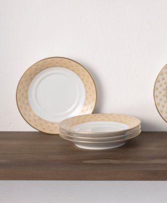 Trocadero Gold-Tone Saucers, Set of 4