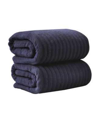 100% Cotton 2-Piece Oversized Bath Sheet Set, 35” x 68”