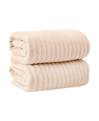 Linery and Co. Combed Cotton 2-Piece Bath Sheet