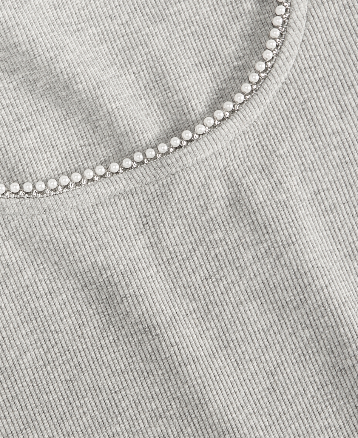 On 34th Women's Short Sleeve Pearl Trim Top, Macy's Exclusive