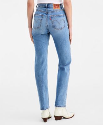 Women's 501 Curve High-Rise Straight-Leg Jeans