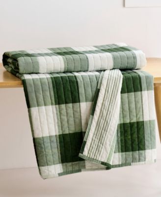 Camden Buffalo Check Reversible Quilted Throw, 50" x 60"