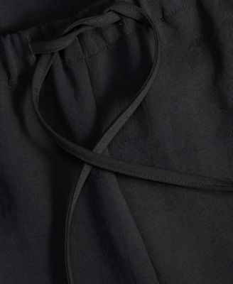 Women's High-Rise Pull On Crepe Wide-Leg Pants, Macy's Exclusive ' 