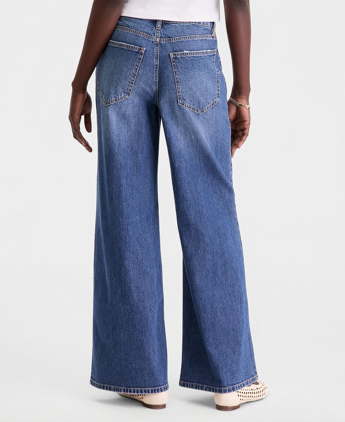 On 34th Women's Berkeley High-Rise Wide-Leg Jeans, Macy's Exclusive view 2 — MAYCSS fashion products