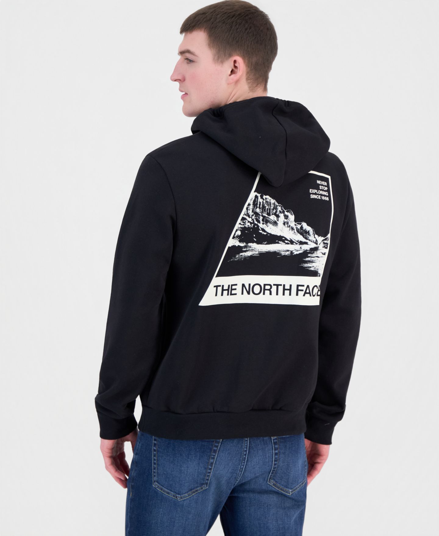 Мужское худи The North Face Evolution Retro NSE Regular, цвет: Чёрный — фото 1
