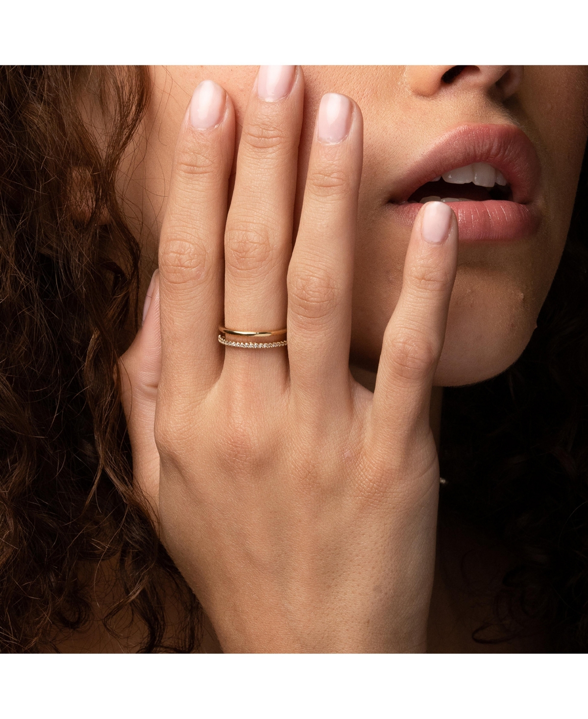 Grace Double Band Adjustable Ring