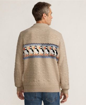 Men's Long Sleeve Cozy Cotton Blend Polo