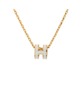 Pop H Pendant Chain Necklace