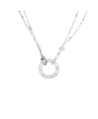 2 Diamonds Love Pendant Necklace