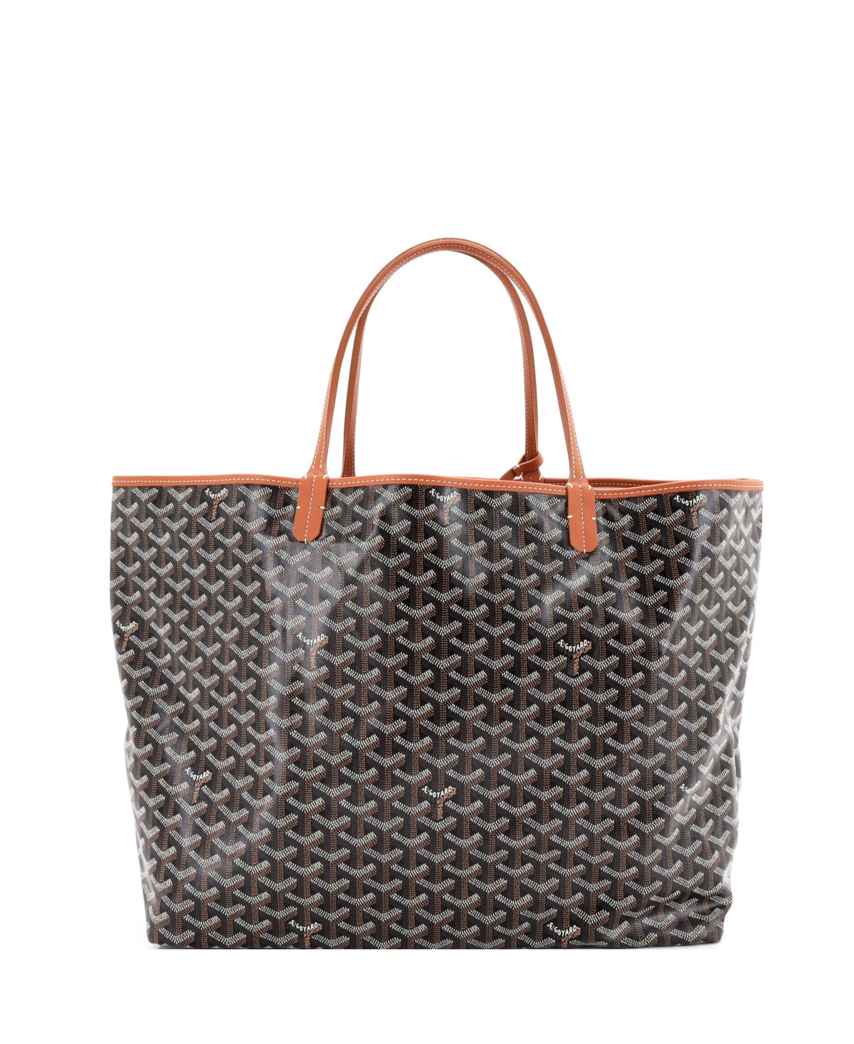 Pre-Owned Goyard Gm Saint Louis Reversible Tote Coated Canvas and Printed Canvas