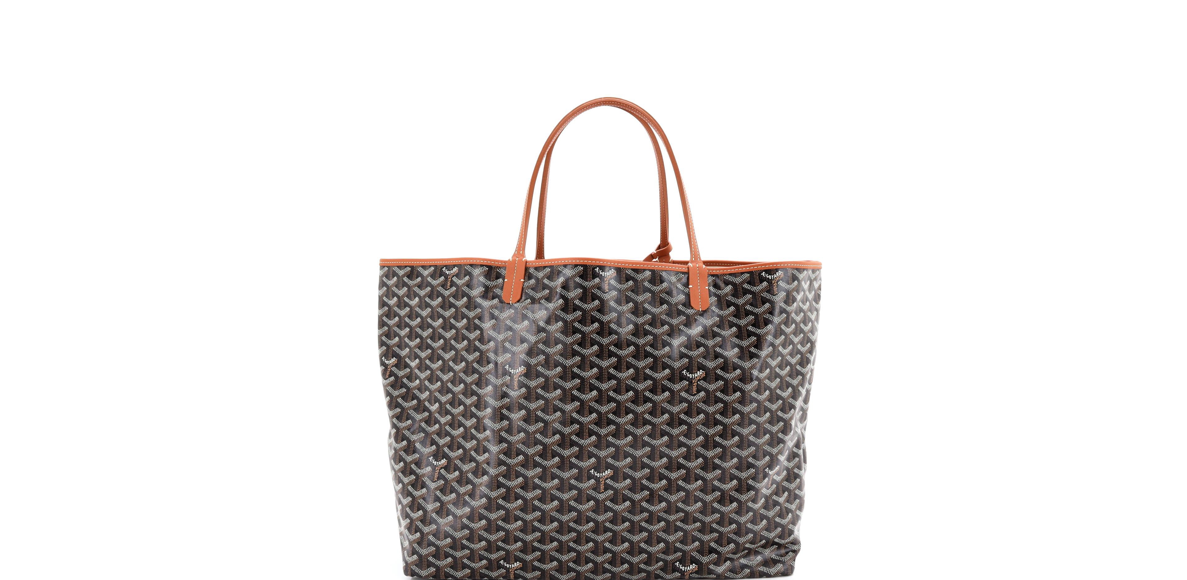 Pre-Owned Goyard Gm Saint Louis Reversible Tote Coated Canvas and Printed Canvas