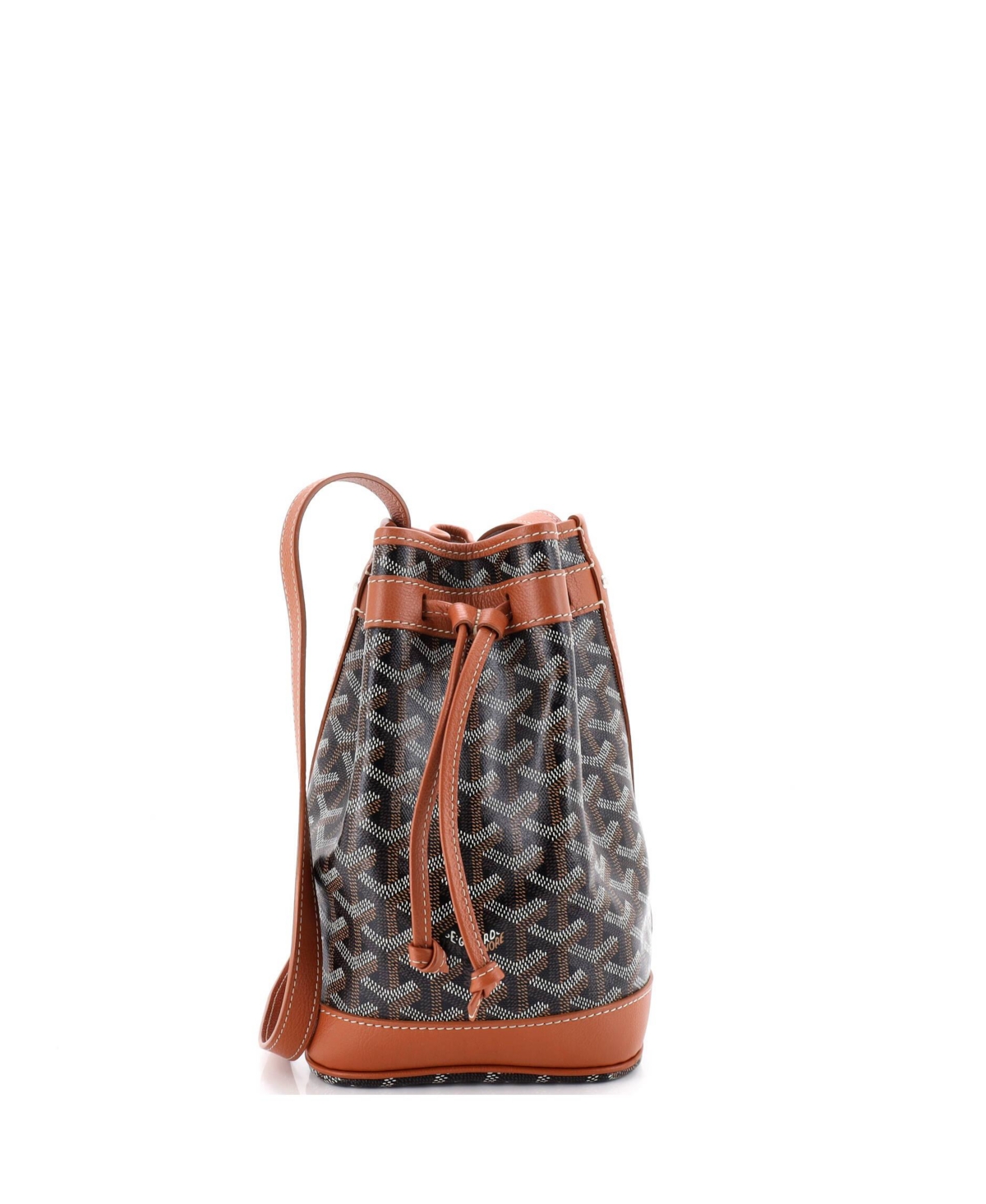 Pre-Owned Goyard Pm Petit Flot Bucket Bag Coated Canvas
