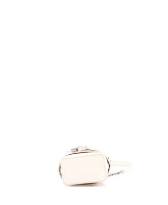 Micro GV Shark Lock Bucket Bag Leather