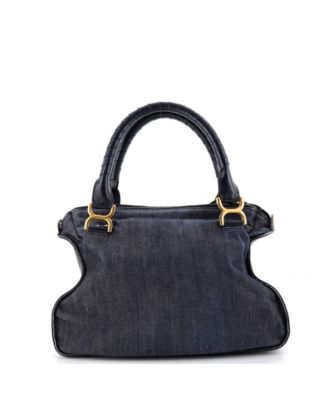 Medium Marcie Satchel Denim