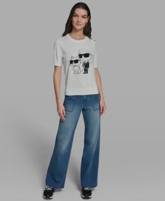 Petite Short-Sleeve Sweater