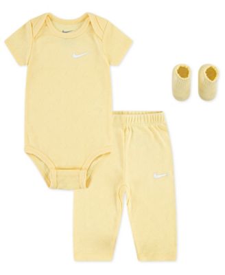 Baby Girls' Pointelle Bodysuit, Pants and Socks, 3-Piece Set