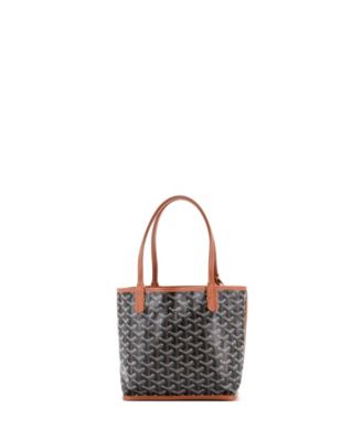 Mini Anjou Reversible Tote Coated Canvas