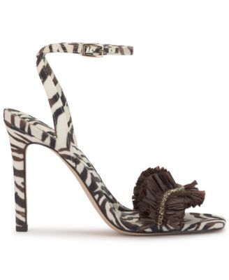 Women's Omiena Raffia Fringe High-Heel Dress Sandals