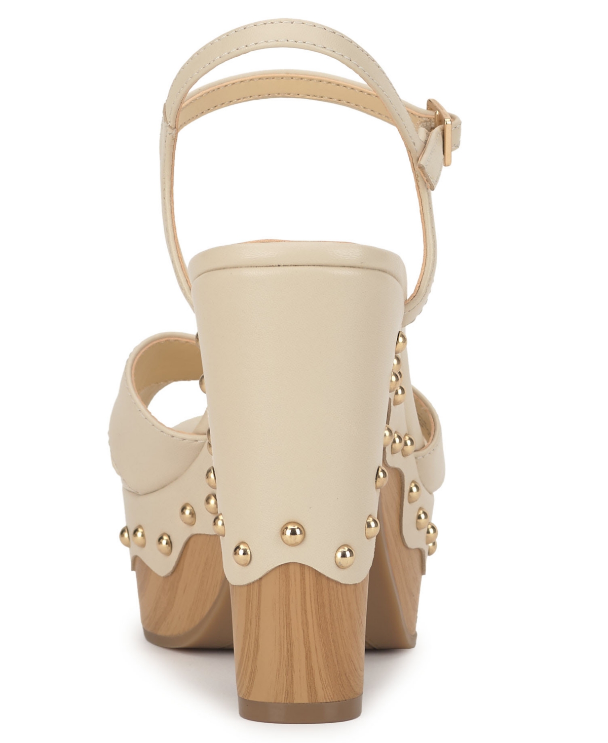 Jessica Simpson Women's Samintia Studded Wooden Platform Sandals