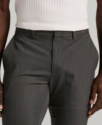 Men's Slim-Fit Flat Front Dress Pants