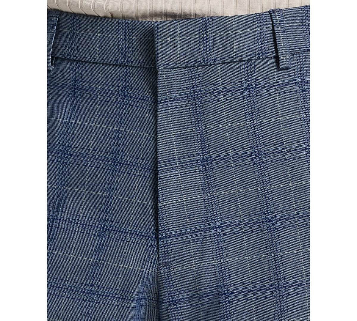 Perry Ellis Portfolio Men's Slim-Fit Gripper Waist Dress Pants