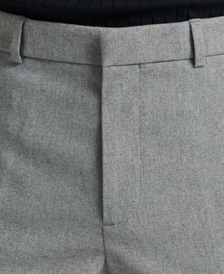 Men's Slim-Fit Gripper Waist Dress Pants