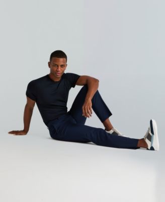 Men's Slim-Fit Gripper Waist Dress Pants