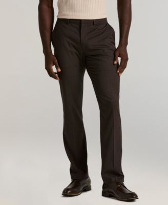 Men's Slim-Fit Flat Front Dress Pants