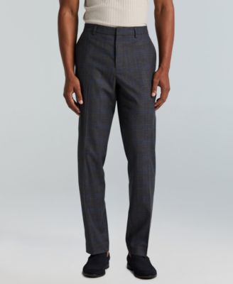 Men's Slim-Fit Flat Front Dress Pants