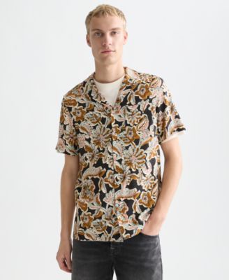 Men's Printed Short-Sleeve Shirt