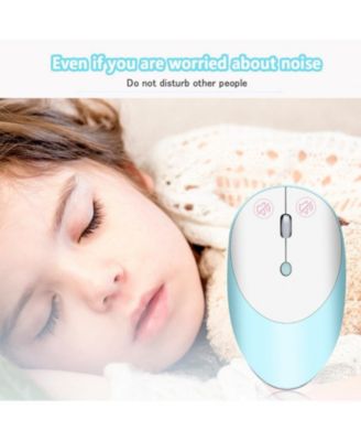 Tri-Mode Silent Wireless Mouse: Bluetooth 5.0/3.0 + 2.4G, 3-Speed DPI, for Office/Study, Slim & Easy-to-Use for Professionals/Students