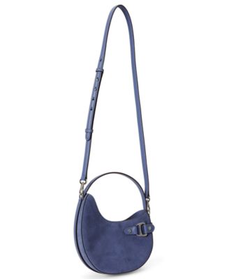 Suede Mini Tasha Crossbody Bag