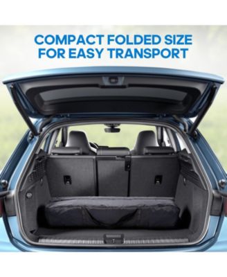 10 Ft x 10 Ft Folding Canopy Tent with 4 Removable Sidewalls and Carry Bag